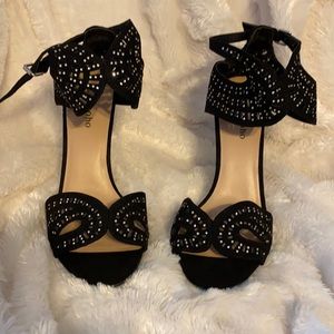 Zigisoho black bling heels